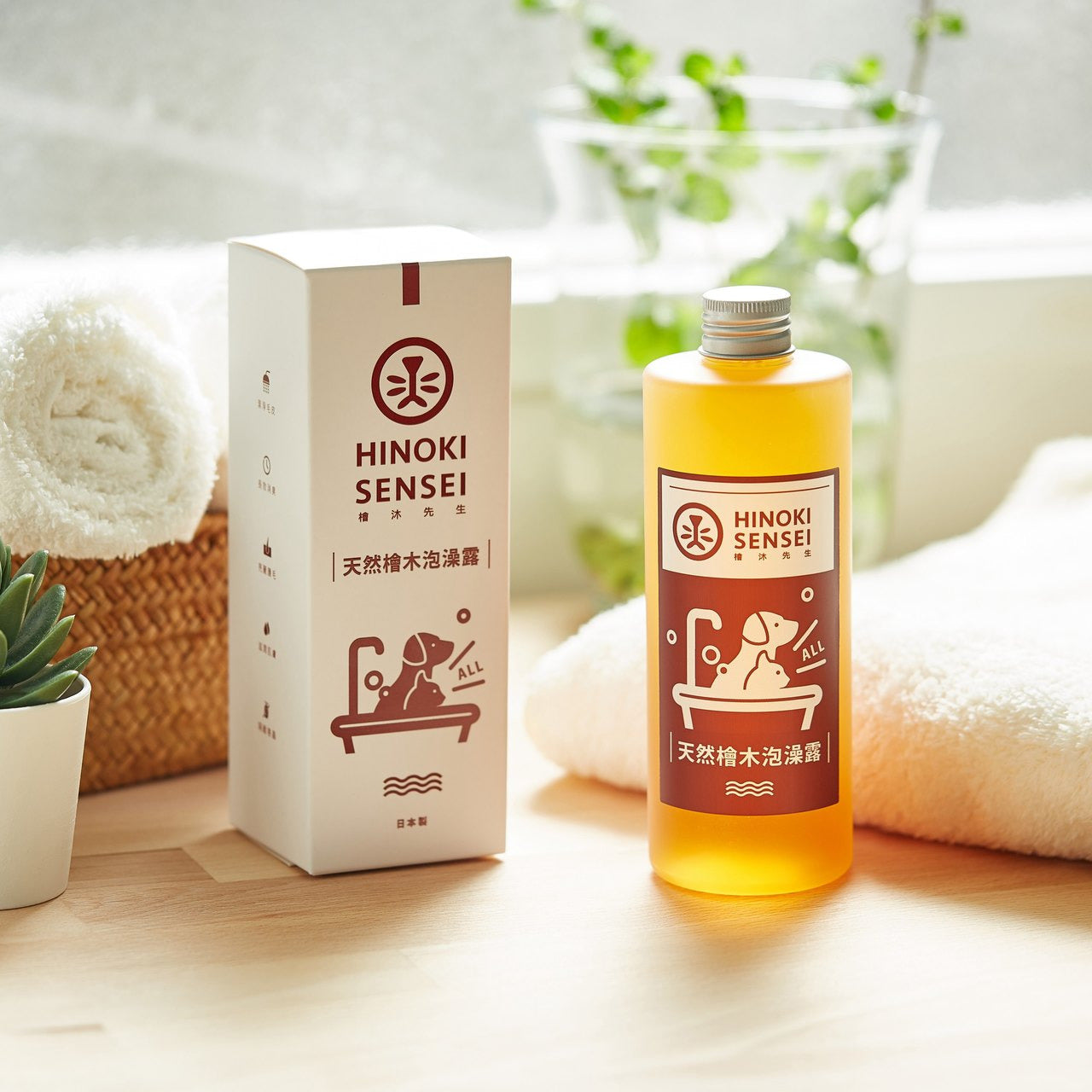 天然檜木泡澡露 350ml